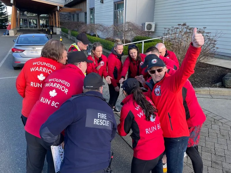 Wounded Warriors trek through Campbell&nbsp;River