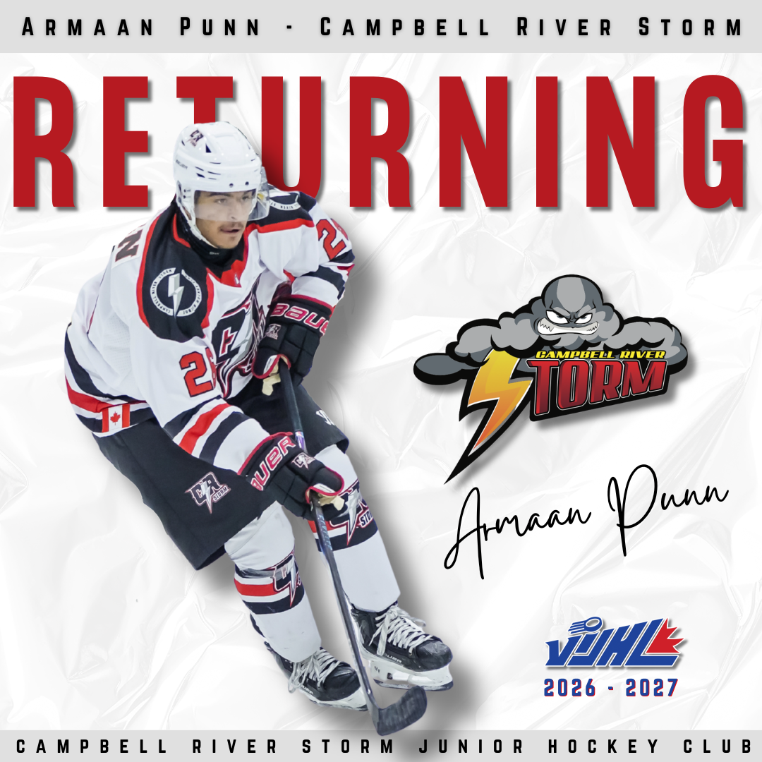 Storm re-sign veteran forward Armaan Punn