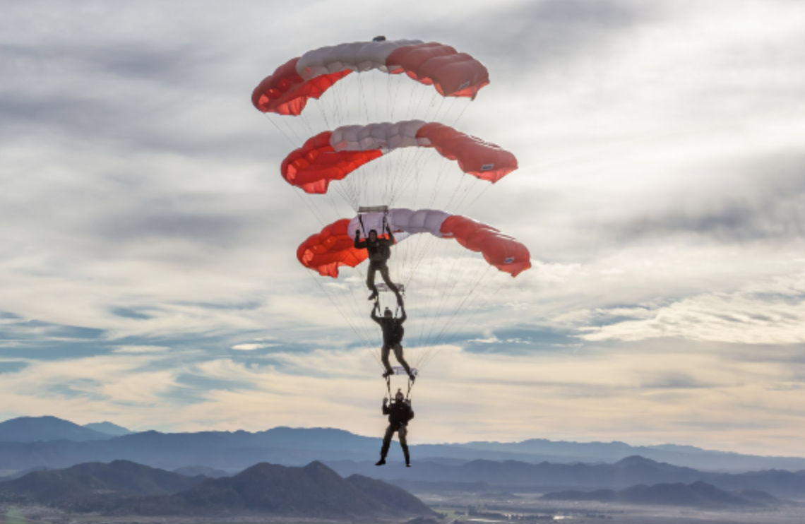 SkyHawks parachuting into Willow Point Park next month