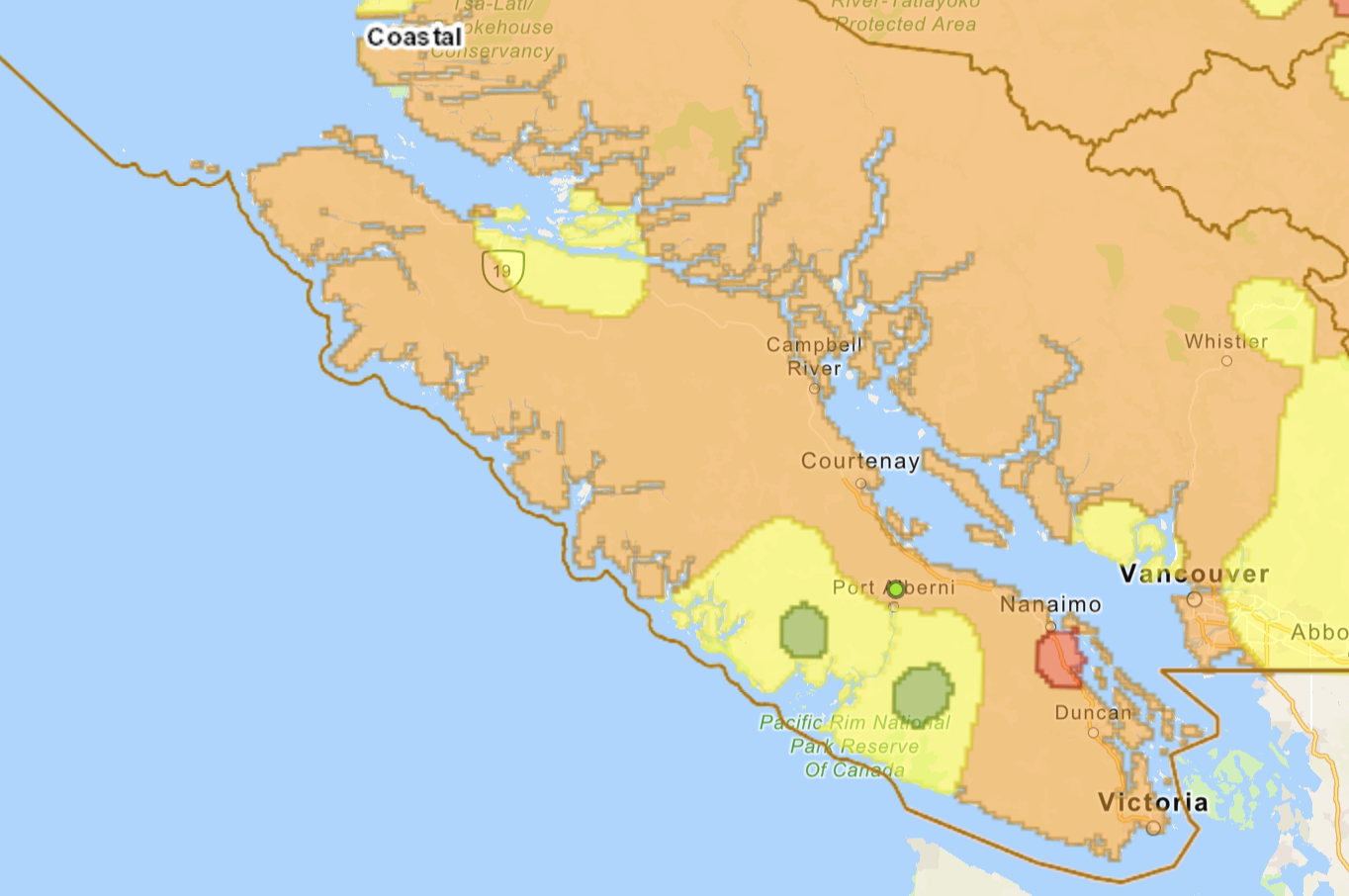 Warm, windy weather brings increased wildfire risk on Island