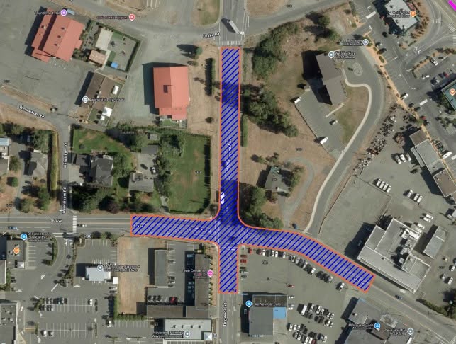 Downtown Intersection closed for paving on September 3